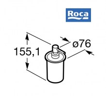 DOSIFICADOR JABON TWIN ROCA